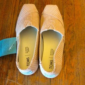 Toms! New. 7.5 houndstooth